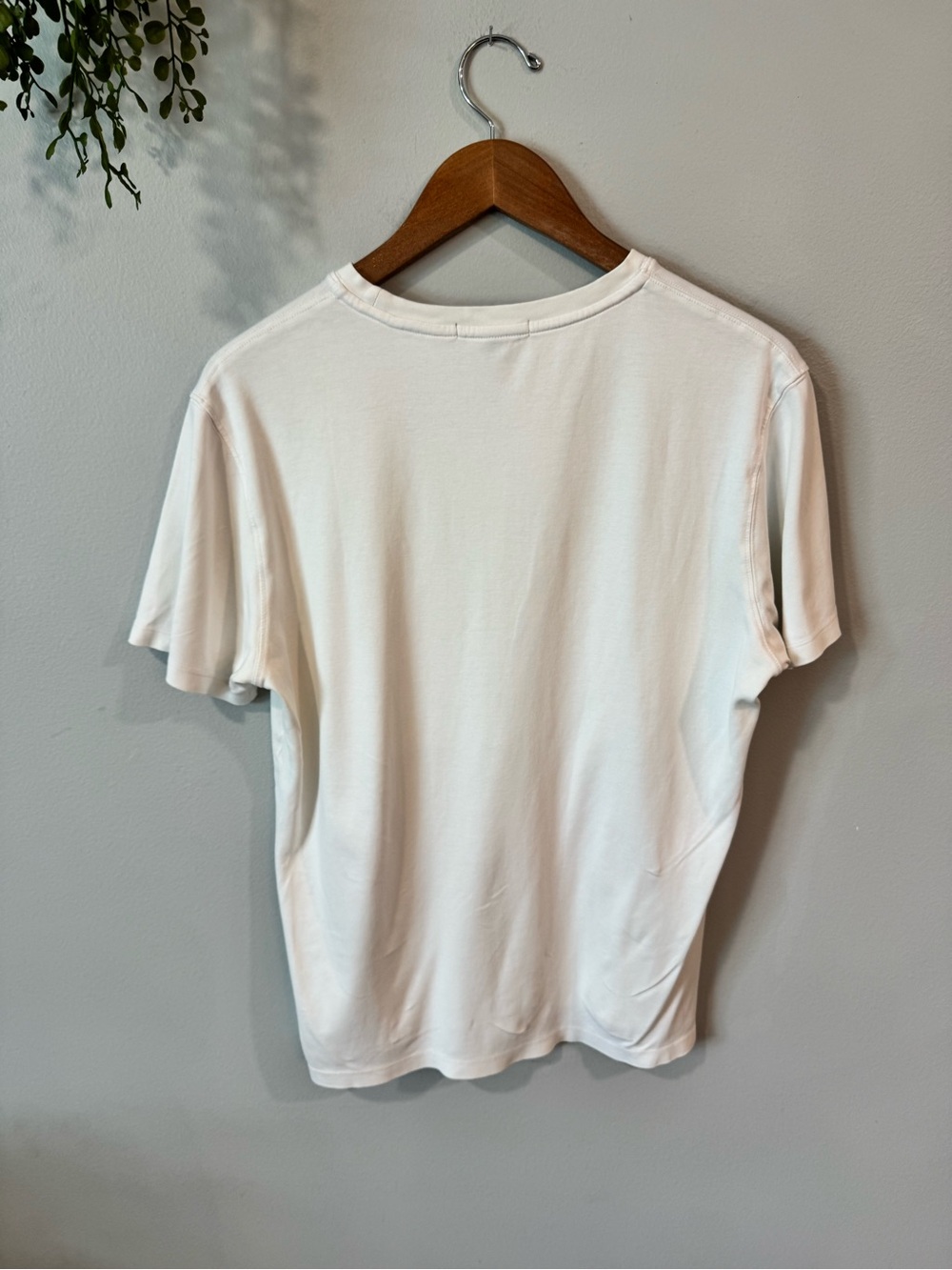 Robert Barakett Men's White Crew Neck Short Sleeve Tee Sz L - Picture 3 of 4